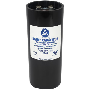 Appli Parts Condensador Capacitor Arranque 829-995 Mfd (microfaradios) uF 110-125 VAC remplazo universal para motores electricos de distintas aplicaciones 4.6cm Diametro 11cm Alto CON-829-110
 Appli Parts Condensador Capacitor Arranque 829-995 Mfd (microfaradios) uF 110-125 VAC remplazo universal para motores electricos de distintas aplicaciones 4.6cm Diametro 11cm Alto CON-829-110