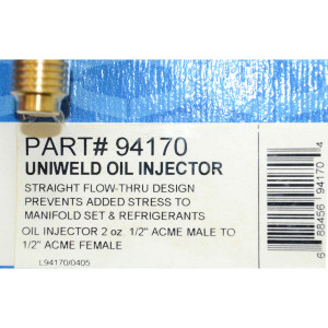 Inyector De Aceite Uniweld Con Conector De 1/4" 94170 Inyector De Aceite Uniweld Con Conector De 1/4" 94170