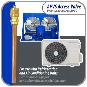 Appli Parts Valvula de acceso de 1/4 SAE x 1/4 pulg OD x con vastago de cobre de 8cm de largo con nucleo y tapa de laton con removedor de nucleo y empacadura APVS-14143 Appli Parts Valvula de acceso de 1/4 SAE x 1/4 pulg OD x con vastago de cobre de 8cm de largo con nucleo y tapa de laton con removedor de nucleo y empacadura APVS-14143