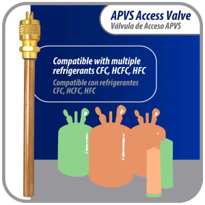 Appli Parts Valvula de acceso de 1/4 SAE x 1/4 pulg OD x con vastago de cobre de 8cm de largo con nucleo y tapa de laton con removedor de nucleo y empacadura APVS-14143 Appli Parts Valvula de acceso de 1/4 SAE x 1/4 pulg OD x con vastago de cobre de 8cm de largo con nucleo y tapa de laton con removedor de nucleo y empacadura APVS-14143