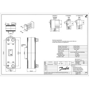 Danfoss 021B6324 Intercambiador De Calor 20 Ton B3-095-60-3.0-HQ 20TR
