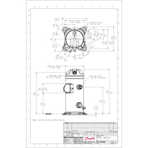 Danfoss MLZ030T2LQ9A 4 HP MBP Compresor Scroll para Refrigeracion 208-230/3/60 (V/Ph/Hz) R404,R407,R507,R452,R134,R513,R22,R448,R449 Valvulas Rotolock V05,V06, Aciete POE 121L8765 Remplaza 120U8043, 120U8044, 121U8764, 121L8764  Danfoss MLZ030T2LQ9A 4 HP MBP Compresor Scroll para Refrigeracion 208-230/3/60 (V/Ph/Hz) R404,R407,R507,R452,R134,R513,R22,R448,R449 Valvulas Rotolock V05,V06, Aciete POE 121L8765 Remplaza 120U8043, 120U8044, 121U8764, 121L8764