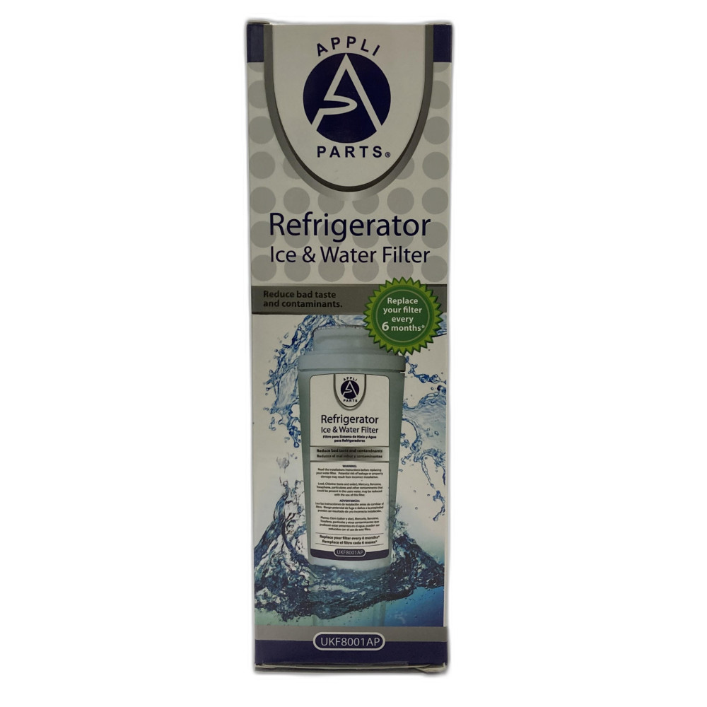 Appli Parts UKF8001AXXAP Filtro de Agua nevera refrigerador remplazo 9006, Everydrop EDR4RXD1 Filtro  4, UKF8001 W10790818 UKF8001AXX 4396395 67006470 W10790818